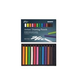 Pastel à dessin carré couleurs assorties