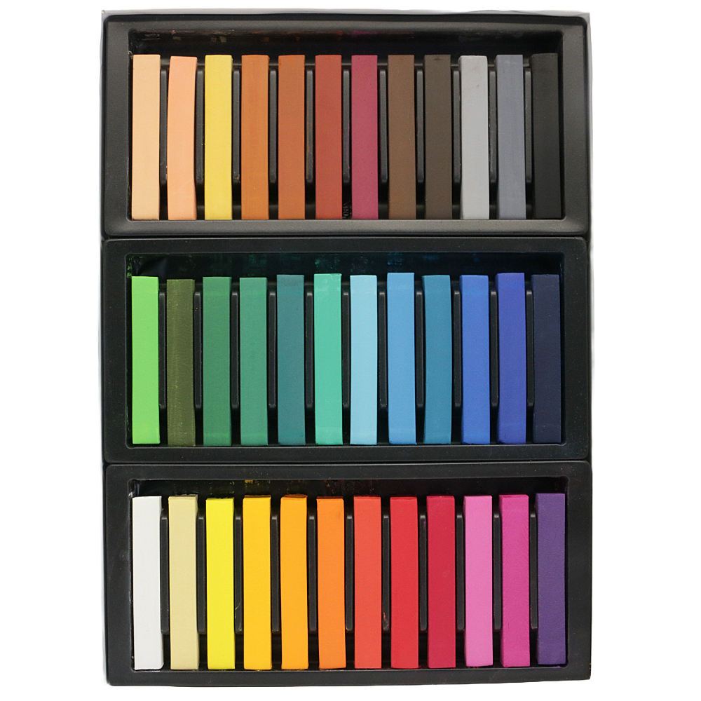 Pastel tendre carré (sec) 36